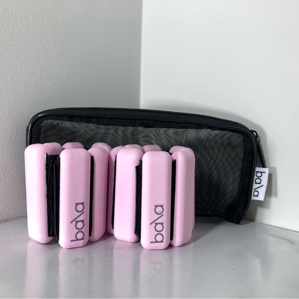 Bala Pink Wearable Ankle & Wrist Weights with Black Mesh Pouch Original Release